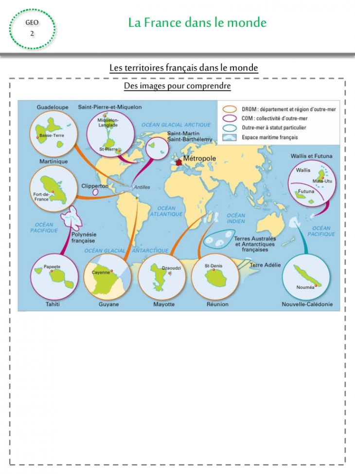 Geo 2 La France Dans Le Monde serapportantà Le Découpage Administratif De La France Ce2