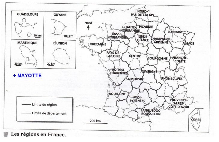 Géographie / Geography – Ce2 Bilingue Lif intérieur Le Découpage Administratif De La France Ce2