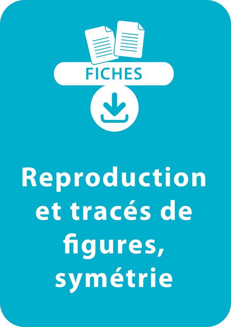 Géométrie Ce1 : Reproduction Et Tracés De Figures, Symétrie tout Reproduction De Figures Ce1