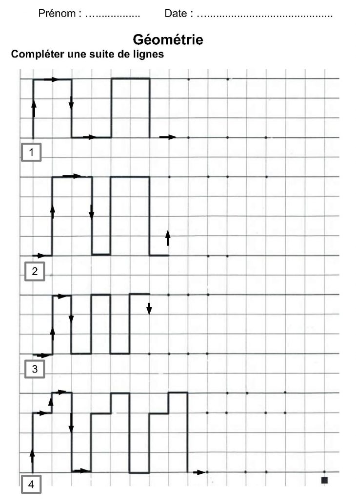 Géométrie Ce1,ce2,la Symétrie,reproduire Une Figure à Dessin Géométrique Ce2