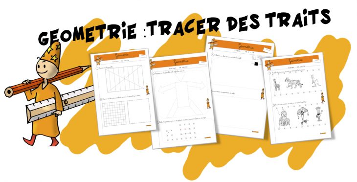 Géométrie : Tracer Des Traits | Bout De Gomme avec Dessin Géométrique Ce2