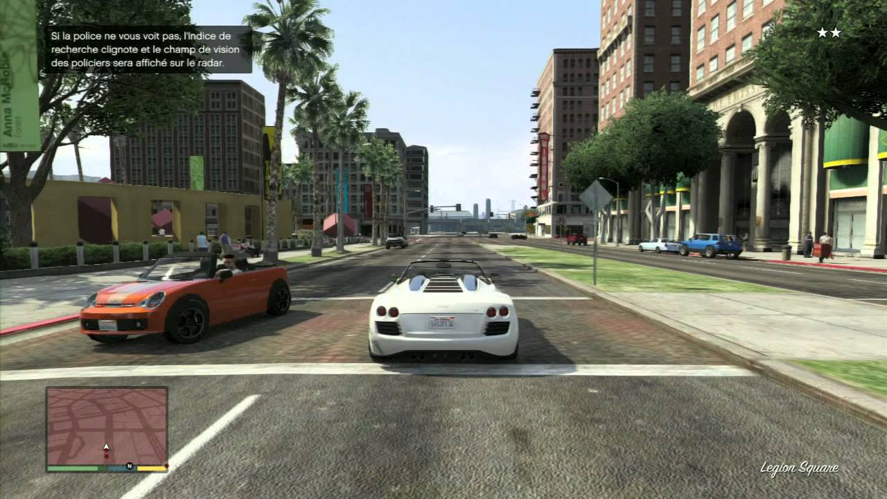 Grand Theft Auto V - Course Poursuite Avec La Police - Extrait De Gameplay  | Jeux Vidéo Par Gamekult pour Jeux De Voiture Avec La Police
