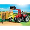Grand Tracteur Avec Remorque Playmobil Country 70131 à Jeux Gratuit Tracteur A La Ferme
