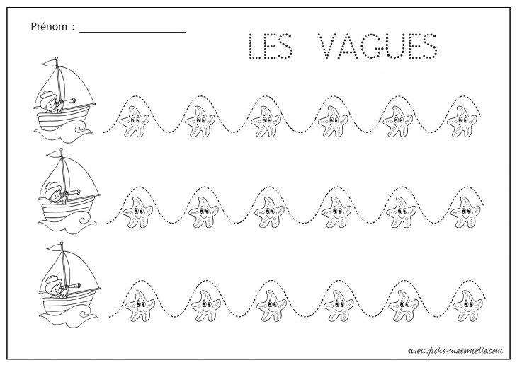 Graphisme À La Maternelle serapportantà Graphisme Vagues Ms