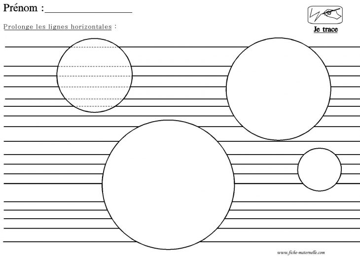 Graphisme En Maternelle : Tracer Des Lignes Horizontales destiné Graphisme Traits Verticaux