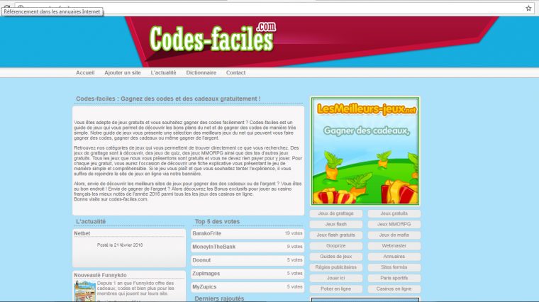 Guide De Jeux Gratuits Pour Gagner Des Codes Facilement tout Site De Jeux Gratuit En Ligne