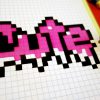 Handmade Pixel Art - How To Draw Cute Graffiti #pixelart avec Pixel Art Facile Fille