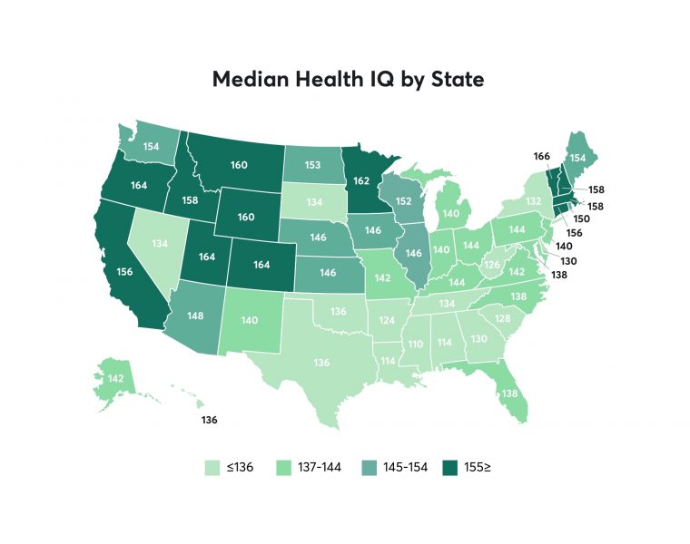 Health Iq Releases “Health Literacy In The 50 States” Report dedans Qi Devine Le Mot