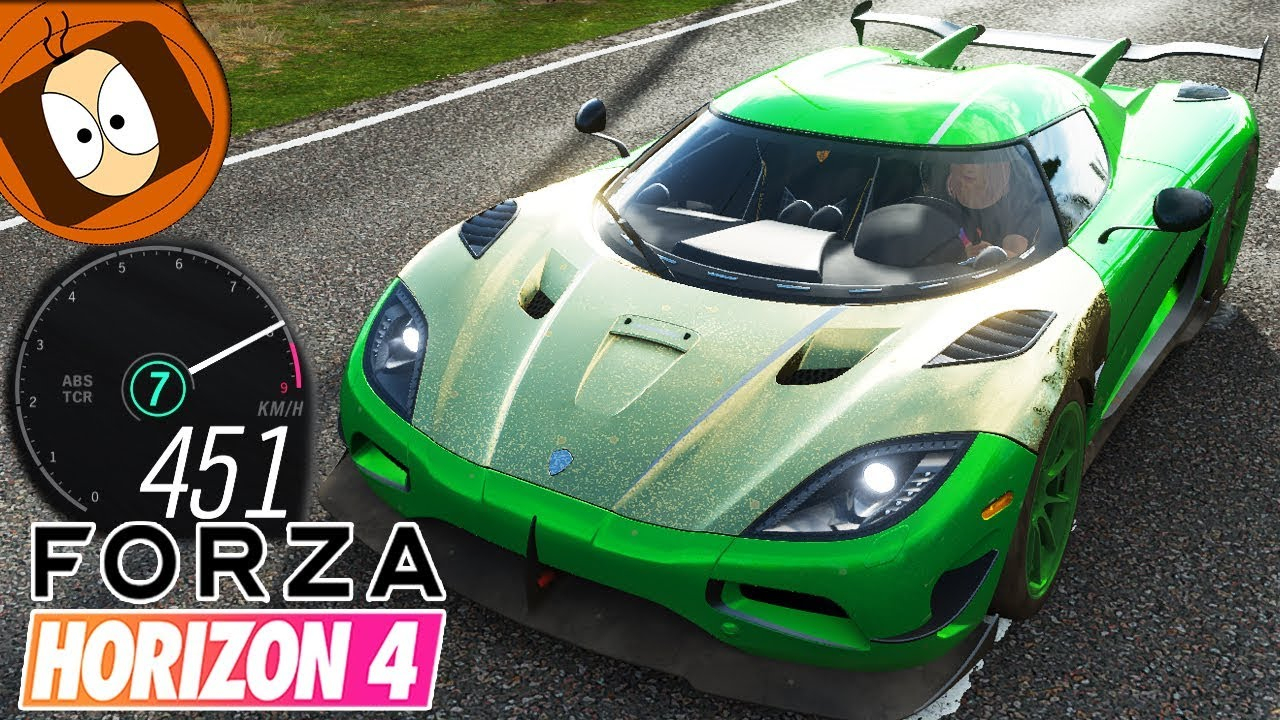 Horizon 4 : Agera Rs, La Plus Rapide Du Jeu ? #450Km/h | Gameplay avec Jeux De 4 4 Voiture 