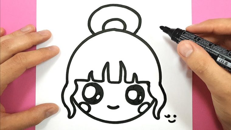 How To Draw A Cute Girl Easily dedans Dessin Facile Pour Fille