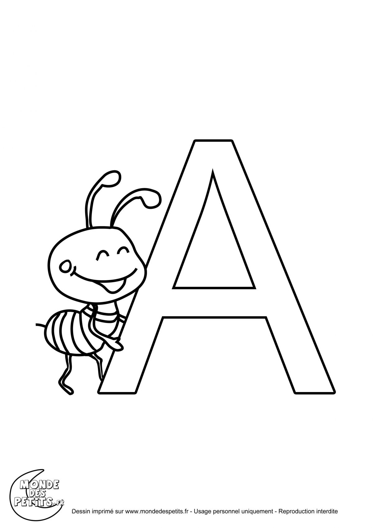 Http://.mondedespetits.fr/images/coloriage-Alphabet à Alphabet À Colorier Maternelle