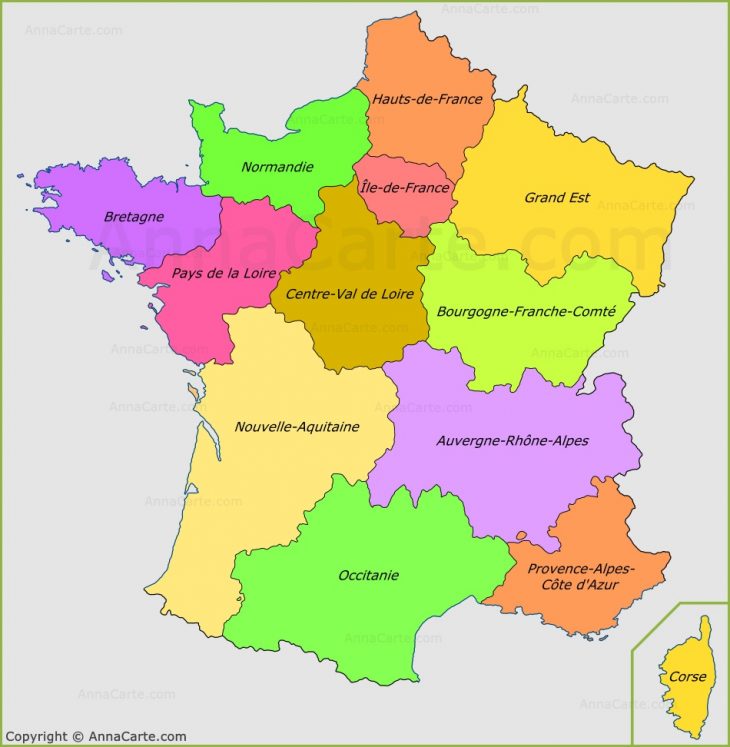 Https://annacarte/carte-Du-Monde Https://annacarte concernant Image De La Carte De France