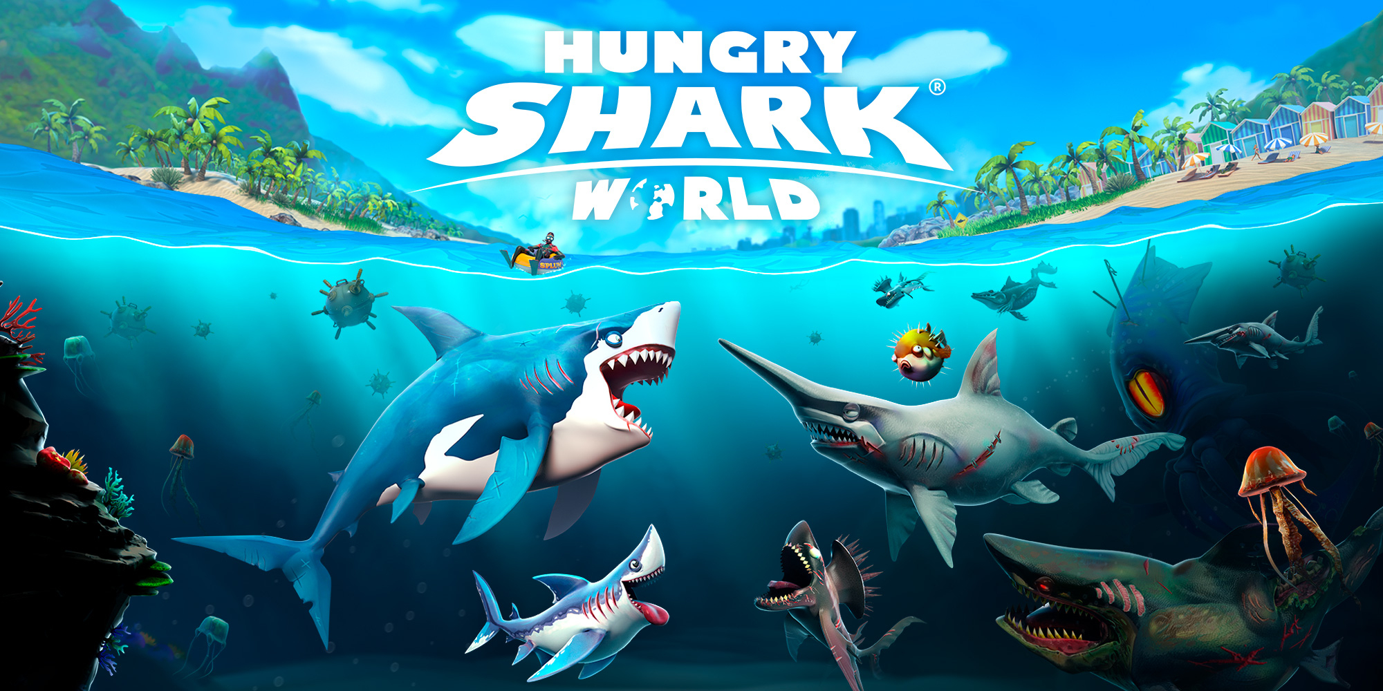 Hungry Shark® World | Jeux À Télécharger Sur Nintendo Switch tout Requin Jeux Gratuit