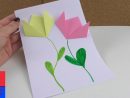 Image De Printemps Avec Des Fleurs En Papier | Bricolage Et Pliage |  Français serapportantà Travaux Manuels Printemps Maternelle