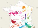 Image Vectorielle De Stock De Carte De La Région Viticole avec La Carte De France Et Ses Régions