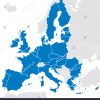 Image Vectorielle De Stock De Les Pays De L'union Européenne intérieur Carte Pays Membre De L Ue
