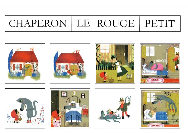 Images Séquentielles : Le Petit Chaperon Rouge – Maitresse intérieur Images Séquentielles À Imprimer