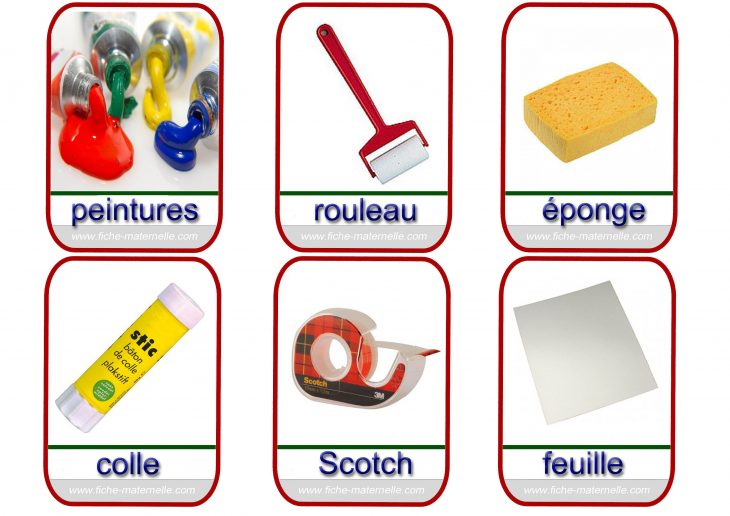 Imagier Les Outils De La Classe 4 | Matériel Scolaire serapportantà Imagiers Maternelle