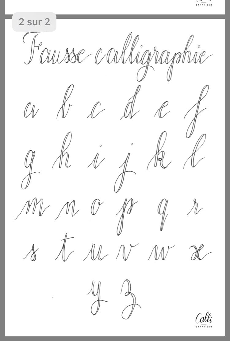 Immagine Su Handwriting Di Alessandra De Venuto | Scrittura encequiconcerne Modele Calligraphie Alphabet Gratuit