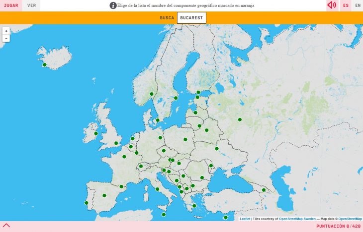 Interactive Map. Where Is It? Capital Cities Of Europe dedans Les Capitales D Europe