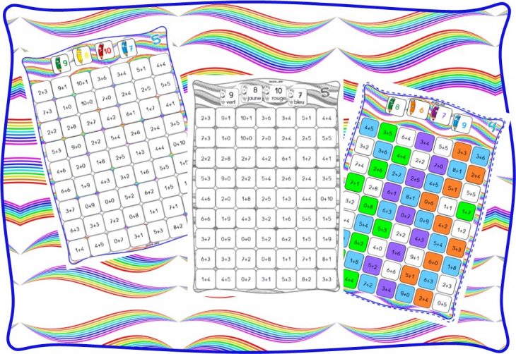 Ipotâme .tâme: Cp Ce Calcul : Coloriage Magique Pavage avec Coloriage Magique Cp Calcul