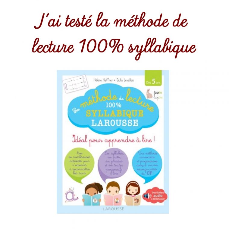 J'ai Testé La Méthode De Lecture 100% Syllabique “Les encequiconcerne Exercice Pour Apprendre A Lire