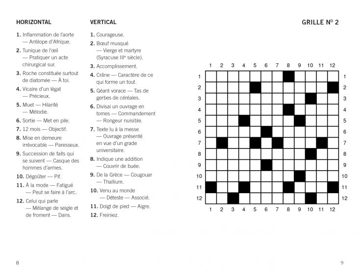 J'aime Mots Croisés 2 serapportantà Mots Croisés Très Difficiles