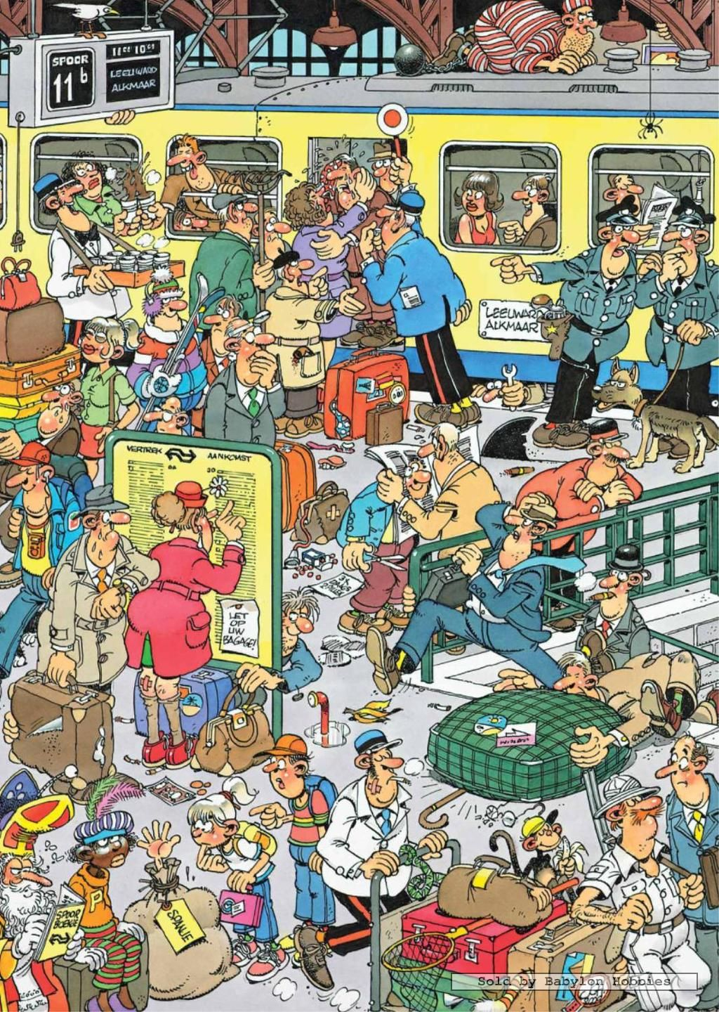 Jan Van Haasteren, Train - Swedish Cartoonist Van Haasteren concernant Puzzle En Ligne Facile