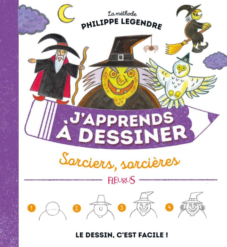 J'apprends À Dessiner Sorciers, Sorcières By Fleurus concernant J Apprend À Dessiner