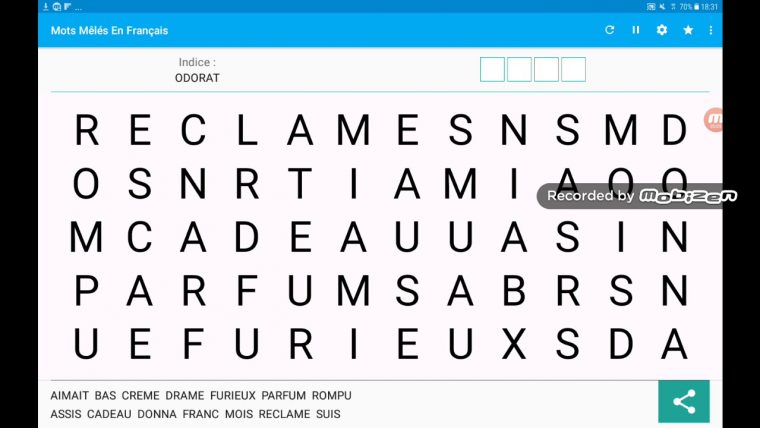 Je Joue À Mots Mêlés En Français. pour Mots Meles Francais