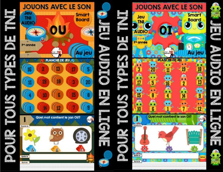 Jeu Audio Sur Les Sons (Tni Ou Internet) | Jeux De Lettres serapportantà Jeux Interactifs Primaire