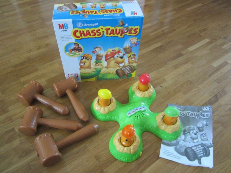 Jeu "chass' Taupes" Électronique Mb Jeux (4 +) à Jeu Chasse Taupe