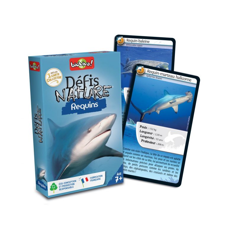 Jeu De Cartes Défis Nature Requins dedans Requin Jeux Gratuit