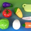 Jeu De Coupe Légumes Funny Toy Cutting Velcro Food Jouet Premier Age Toy  Cutting Vegetables dedans Jeux De Fruit Et Legume Coupé