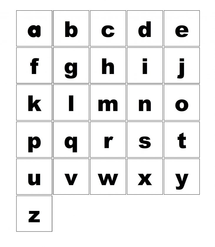 Jeu De Loto De L'alphabet – Les Cartes Lettres Minuscules tout L Alphabet Minuscule