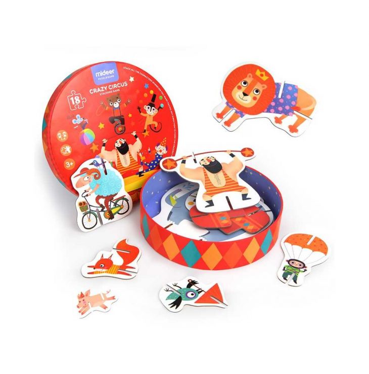 Jeu De Puzzle Pour Enfant – Sur Le Thème Du Cirque – Puzzle En 3D dedans Jeux De Puzzle Enfant