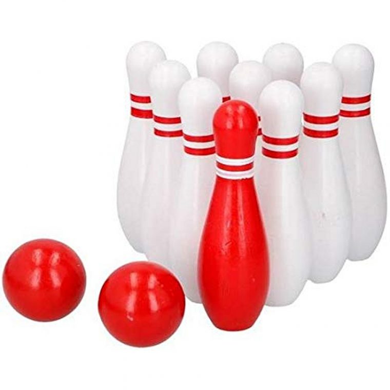 Jeu De Quilles En Bois Bowling Pour Enfants 12 Pièces serapportantà Jeu Bowling Enfant