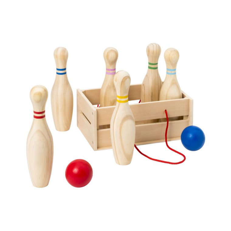 Jeu De Quilles En Bois concernant Jeu Bowling Enfant