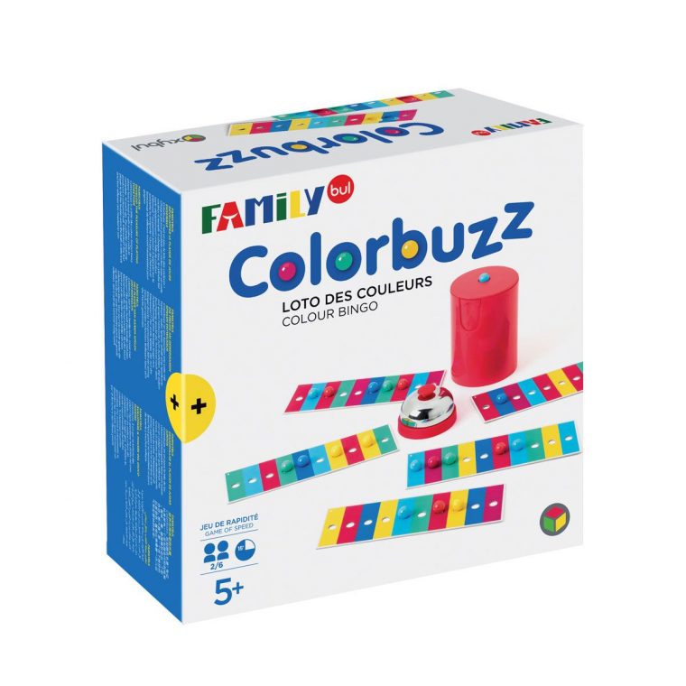 Jeu De Société Colorbuzz Familybul Création Oxybul | Jeux De à Jeux Pour Garçon De 9 Ans