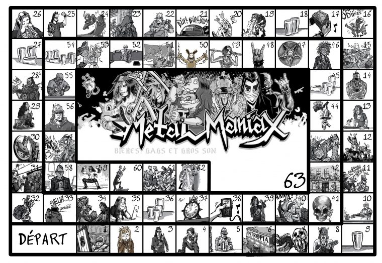 Jeu De Société Metal Iv – Metalmaniax serapportantà Jeu De L Oie A Imprimer