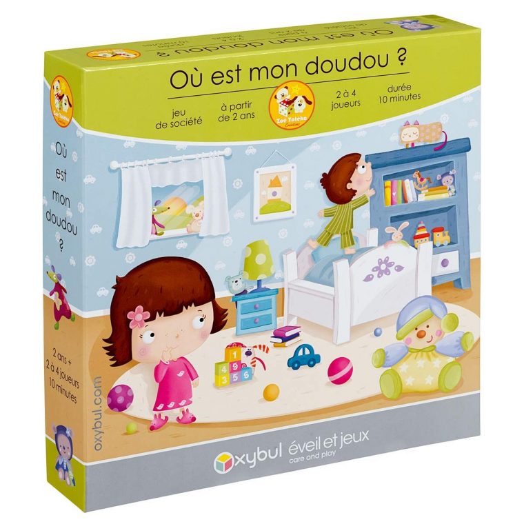 Jeu De Société Où Est Mon Doudou ? Oxybul | Jeux De Société destiné Jeu Pour Petit Garcon De 2 Ans