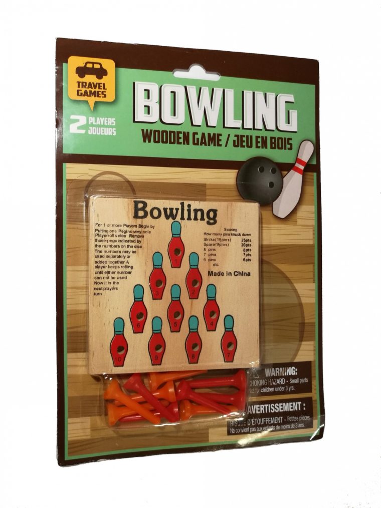 Jeu De Voyage Jeu De Boules En Bois Jeu De Bowling dedans Jeu Bowling Enfant