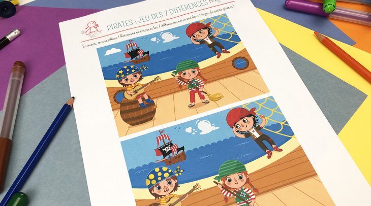 Jeu Des 7 Erreurs : Les Pirates – Momes pour Jeux Des 7 Difference