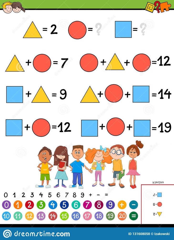 Jeu Éducatif De Calcul De Maths Pour Des Enfants intérieur Jeu Calcul Enfant