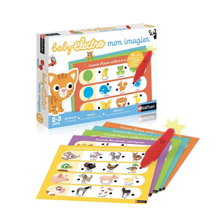 Jeu Interactif Electro Baby Mon Imagier Nathan | Jeu dedans Jeux Animaux Pour Fille