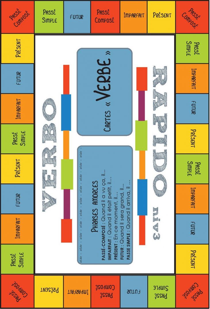 Jeu Pour La Classe] Conjugaison – Verbo-Rapido – Cycle 3 destiné Verbe Jeux