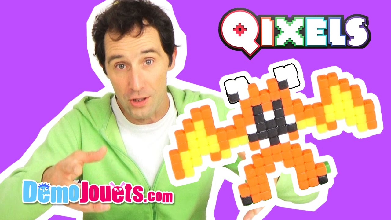 (Jeu) Qixels Fuse Blaster Pistolet Kanaï Kids - Tuto Jeu De Construction -  Démo Jouets tout Pixel Jouet