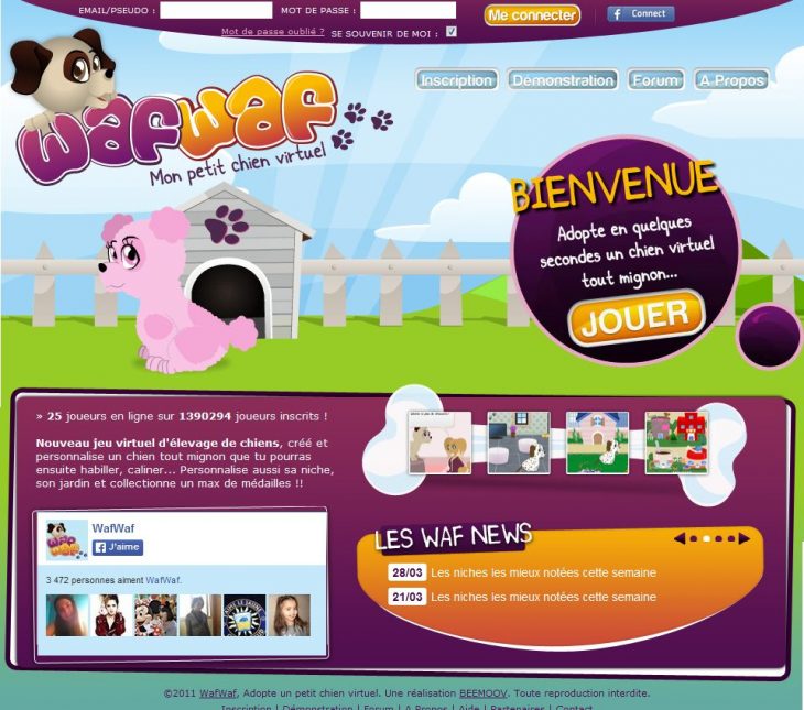 Jeux De Chien Virtuel Et De Chat À Adopter. intérieur Jeux De Fille Gratuit Animaux