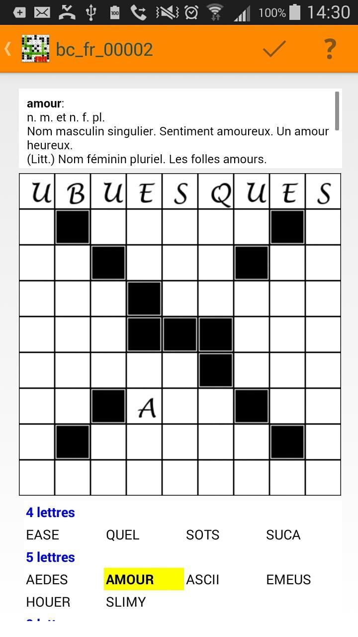Jeux De Mots Croisés En Français - Pro, No Ads Pour Android destiné Jeux Mots Croisés En Français