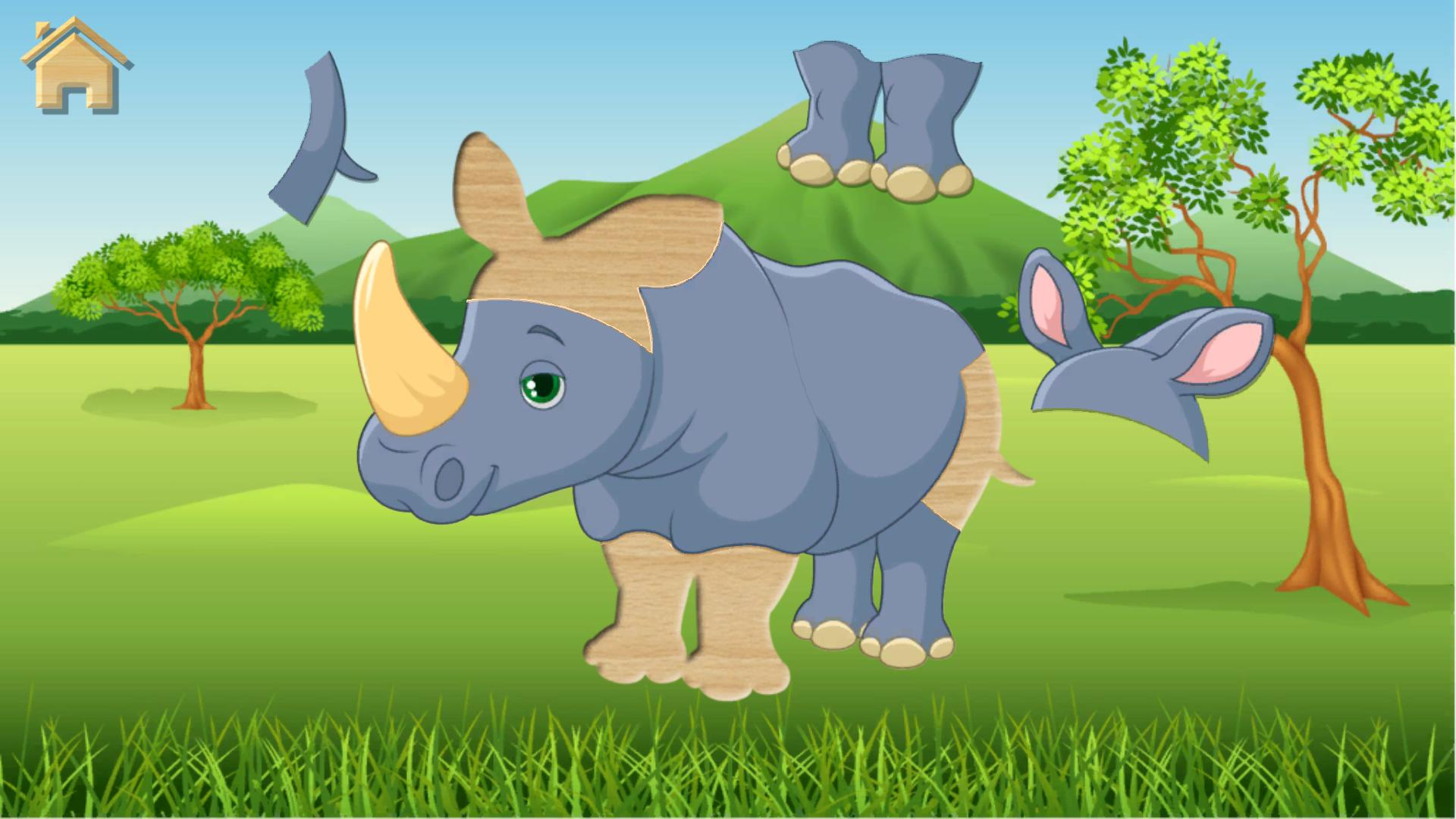 Jeux De Puzzle - Animaux Pour Enfants Pour Android serapportantà Jeux De Puzzle Enfant 
